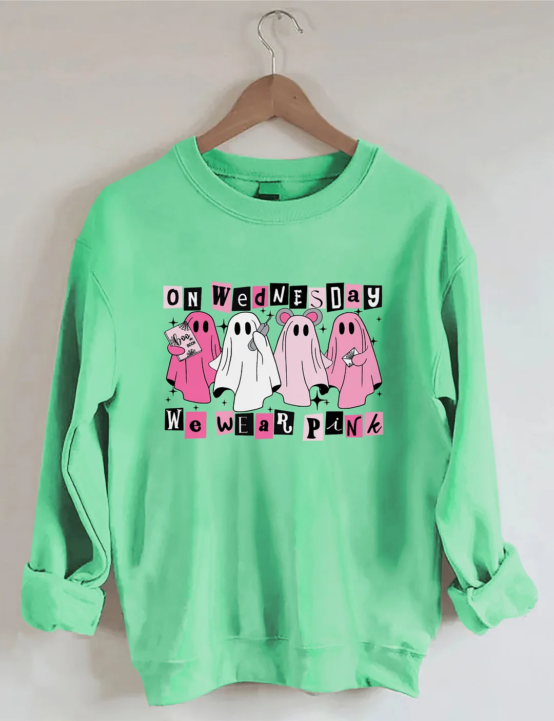 On Wednesday We Wear Pink Sweatshirt