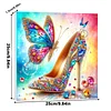 Framed Diamond Painting - Special Shaped - High Heel (25x25cm)