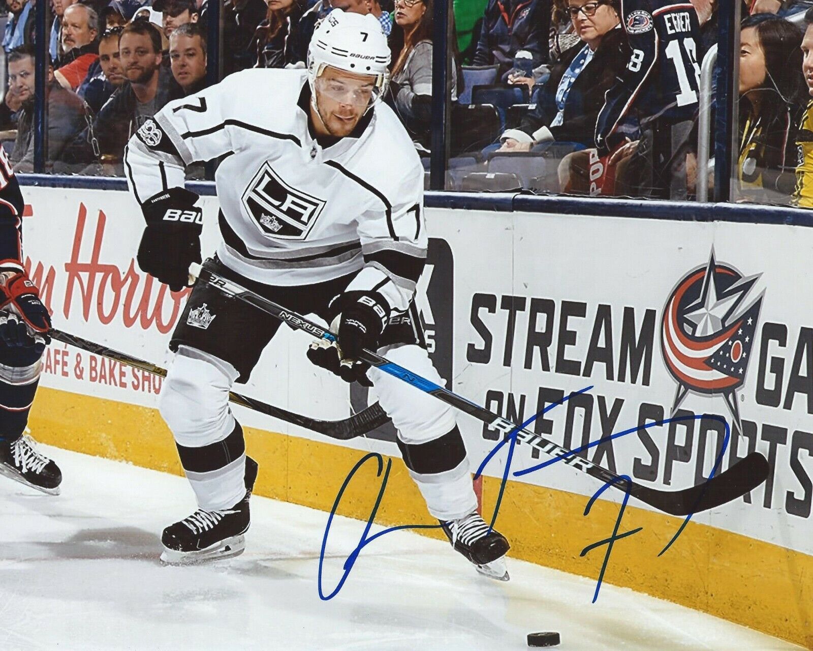 Oscar Fantenberg Signed 8x10 Photo Poster painting Los Angeles Kings Autographed COA B