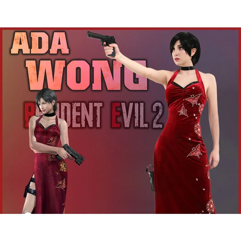 Resident Evil 4 Ada Wong Costume Wig ON222