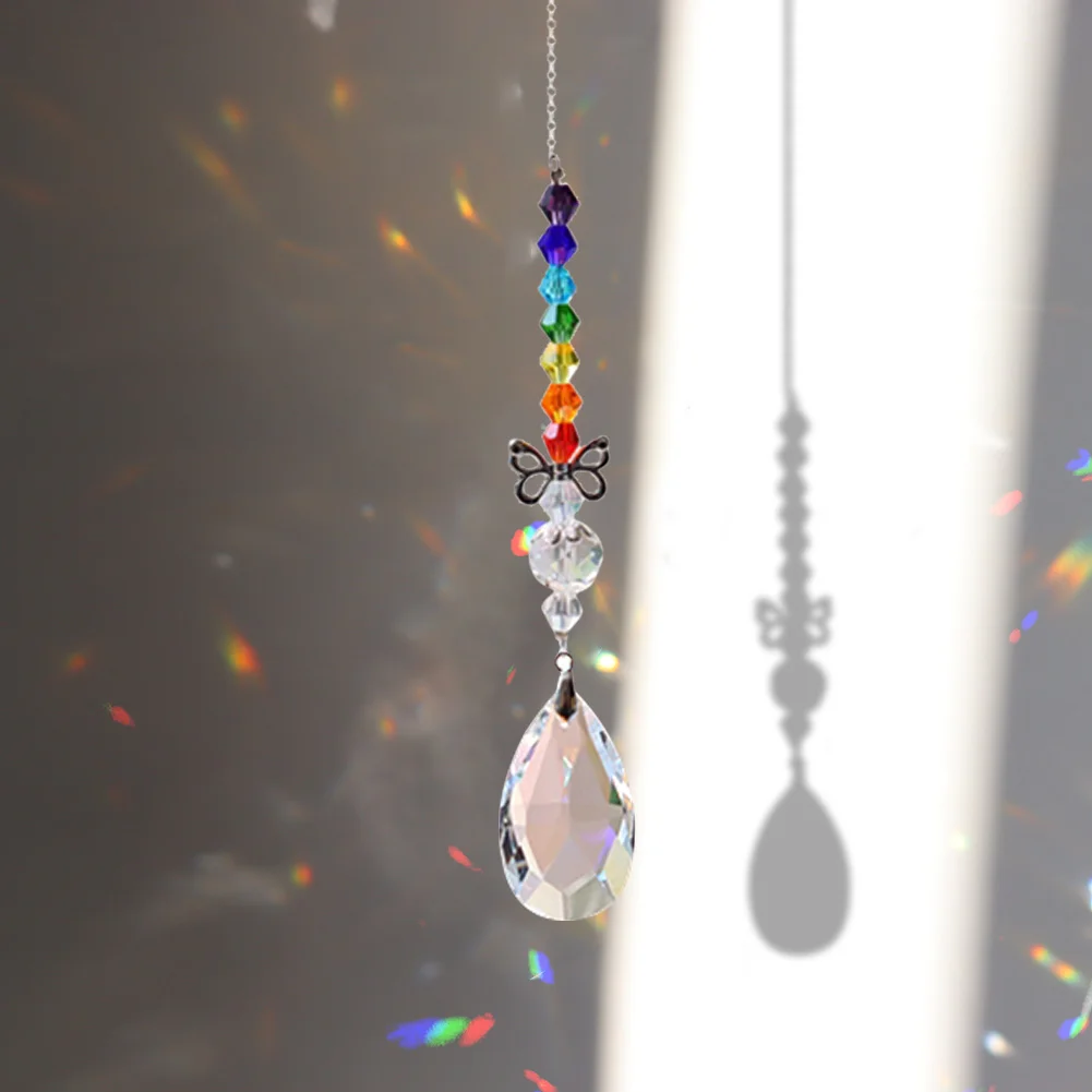 Cartoon Crystal Pendant Necklace Jewelry Craft Charm Fashion Accessory (F)