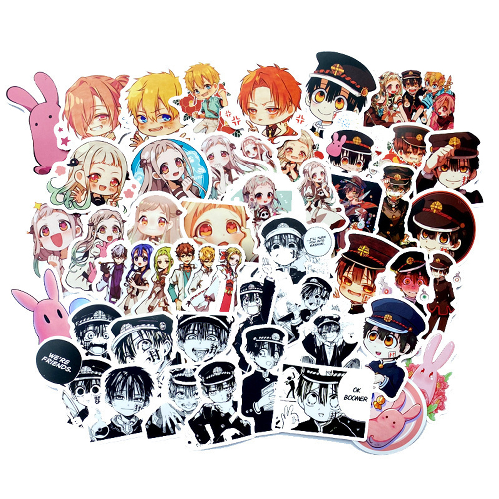 

50pcs Graffiti Sticker PVC Waterproof Mobile Phone Skateboard Decal Random, 501 Original