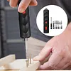 Cordless Electric Screwdriver with 12-Piece Bit Mini Cordless Power Screwdriver Set USB-C Rechargeable for Furniture Assembly Electronics Repair DIY