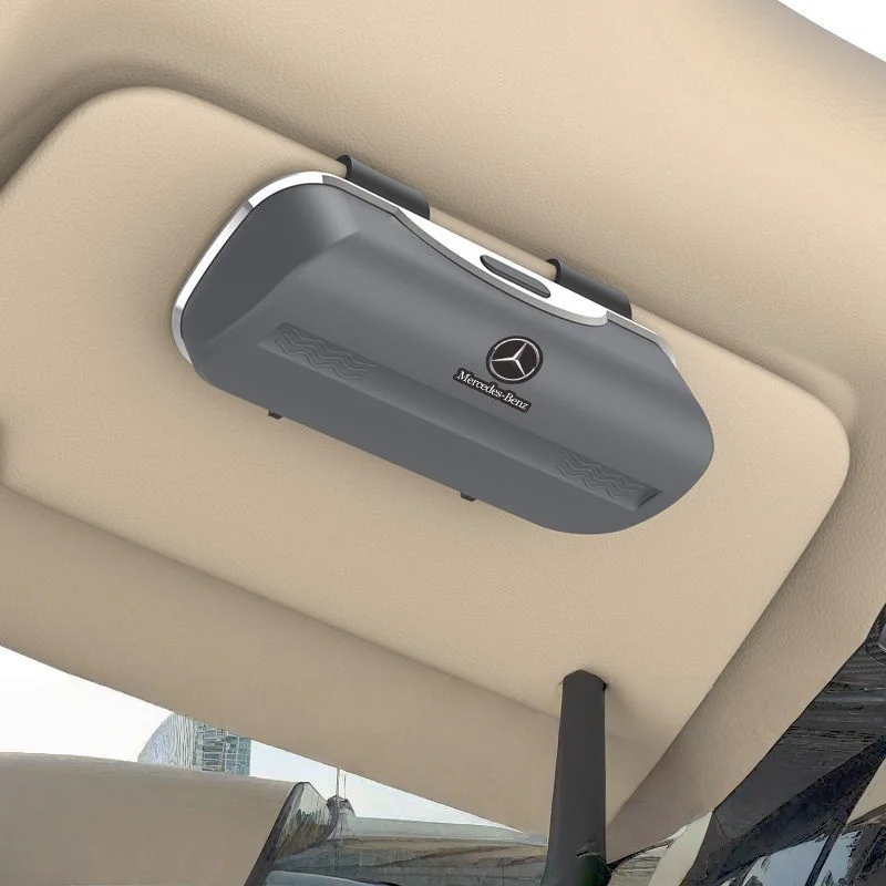 New car multifunctional card holder carbon fiber glasses case