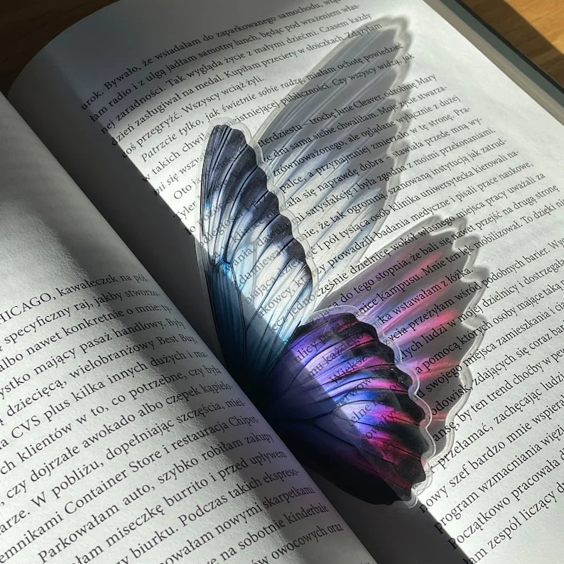 Butterfly Transparent Bookmark
