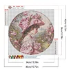 Retro Girl - Diamond Painting - Full Round Drill (Canvas|40*40cm)