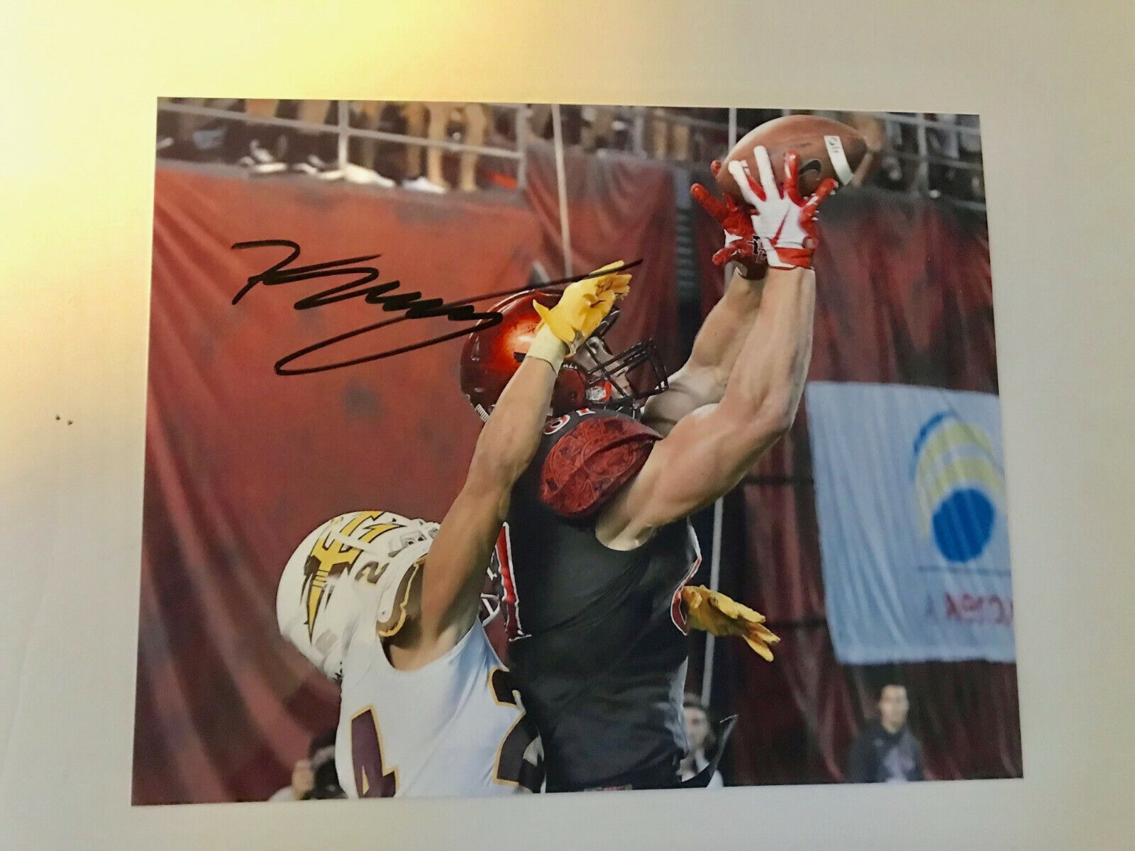 Kahale Warring San Diego State Aztecs signed autographed 8x10 football Photo Poster painting d