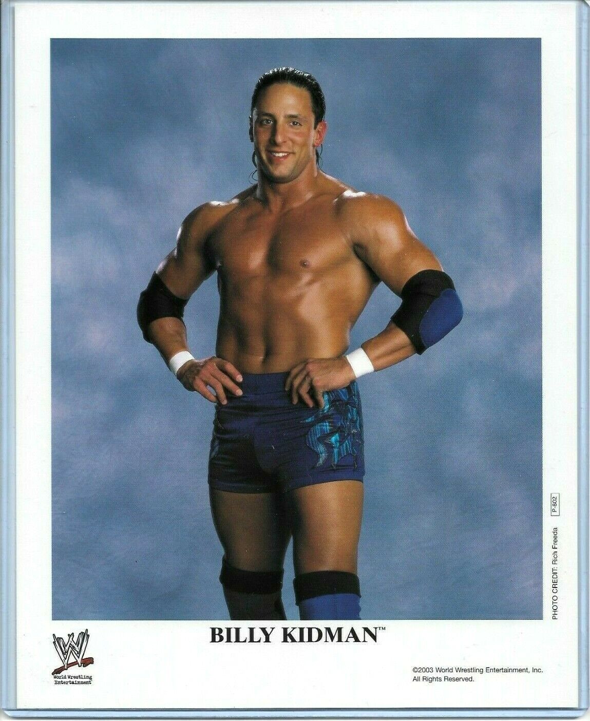 WWE BILLY KIDMAN P-802 OFFICIAL LICENSED AUTHENTIC ORIGINAL 8X10 PROMO Photo Poster painting