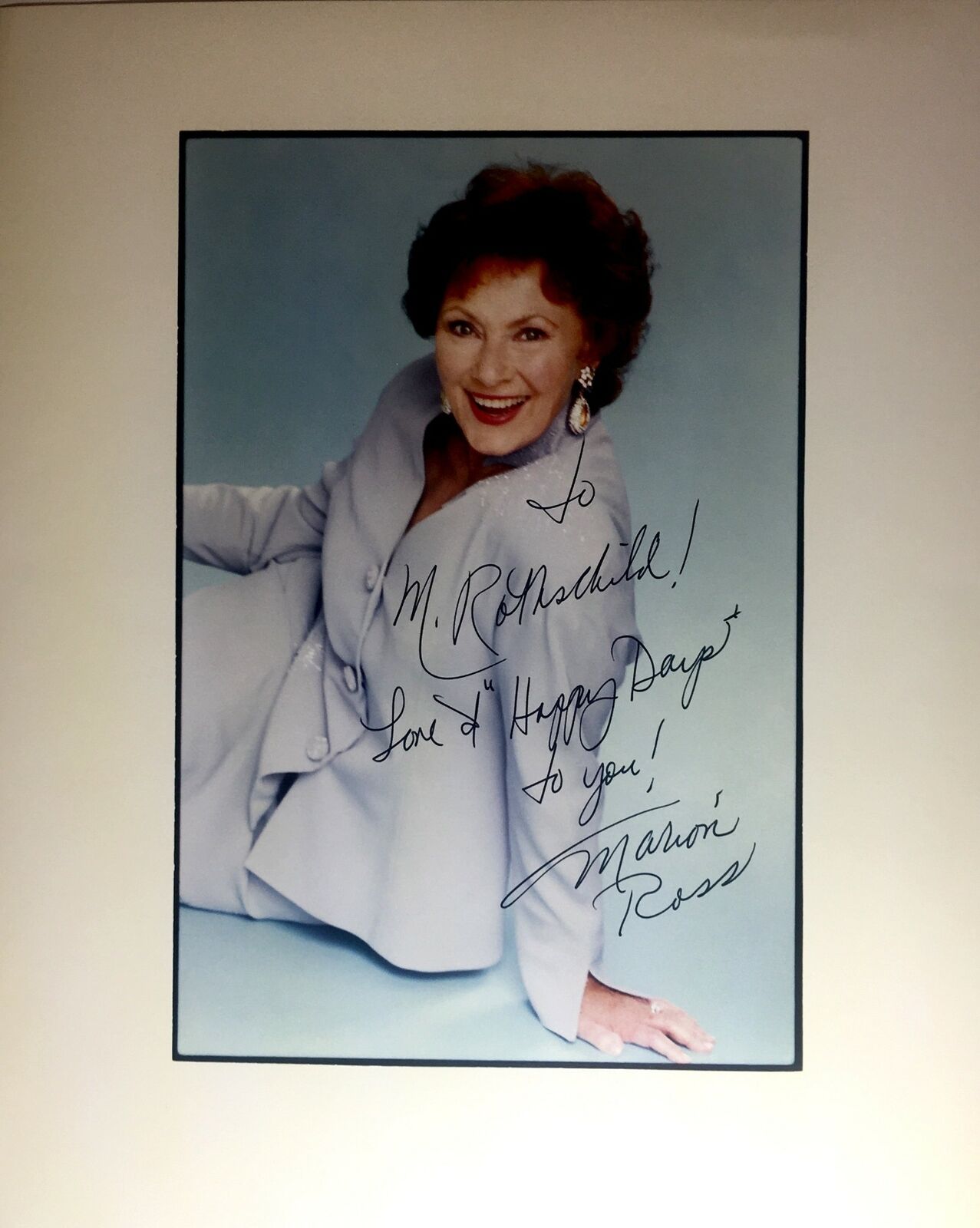 Marion Ross Signed 8x10 Photo Poster painting Happy Days Actress Autographed Auto