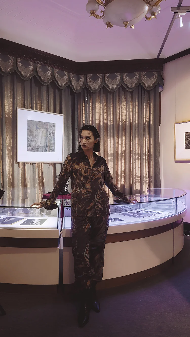 NIGEL NOLAN Straight Leg Pants - 8 Recycled Water Bottles - Black