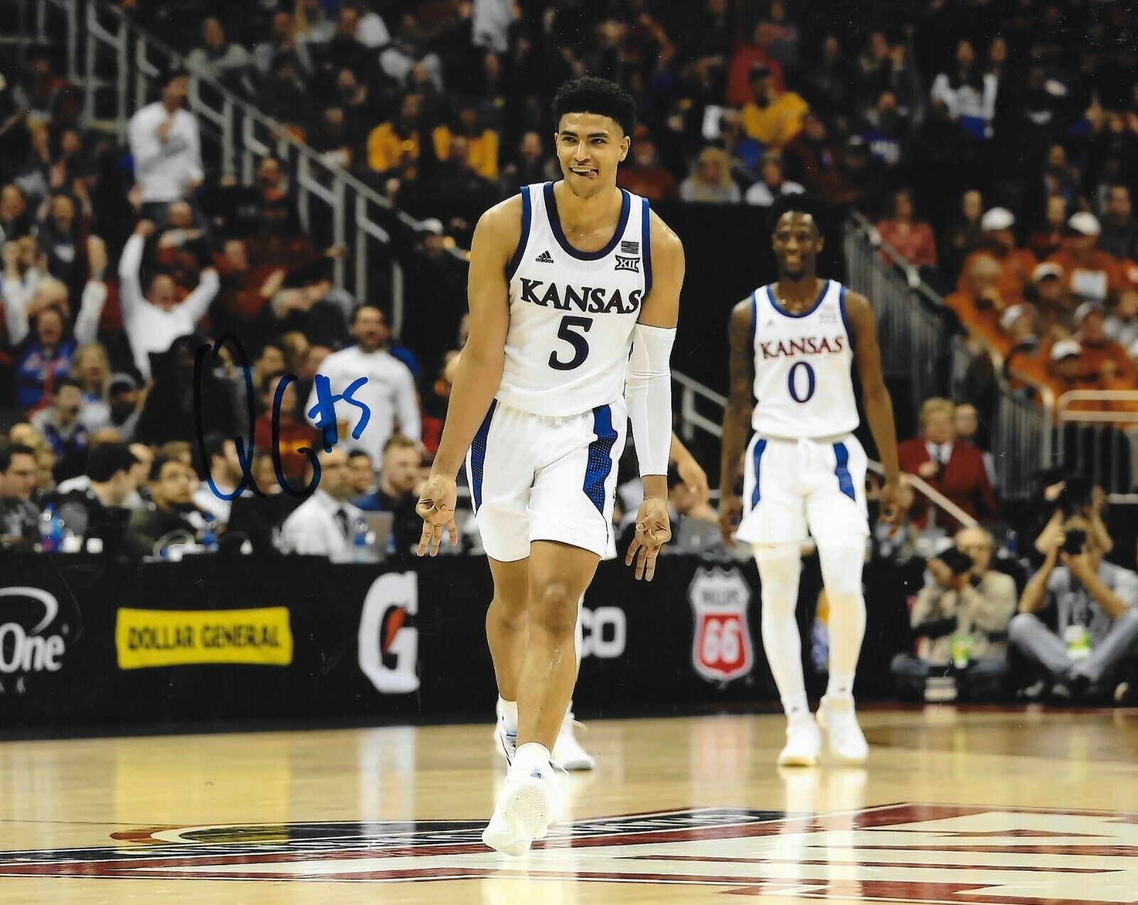 Quentin Grimes signed Kansas Jayhawks 8x10 Photo Poster painting autographed KU 2