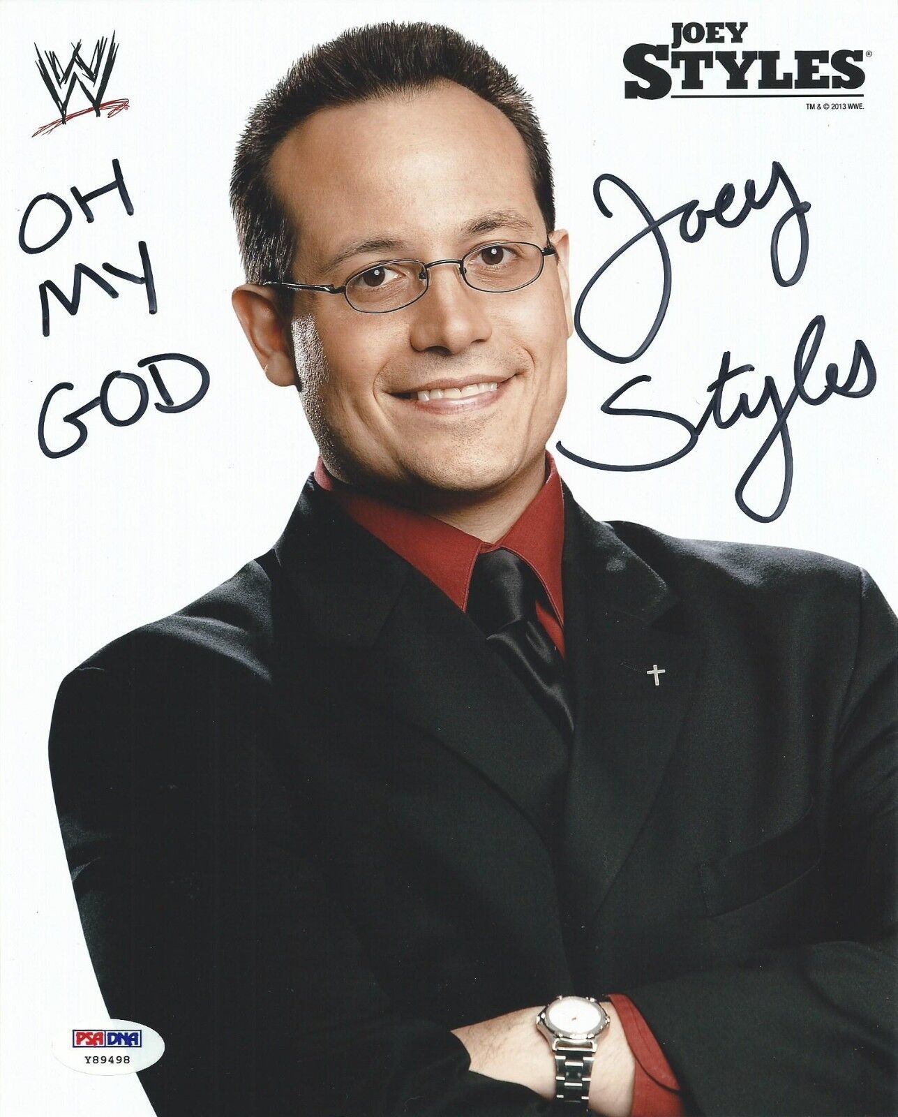 Joey Styles Signed WWE 8x10 Photo Poster painting PSA/DNA COA ECW Hardcore TV Picture Autograph