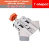 2PCS Stainless Steel Corner Clamps High Hardness Right Angle Clamps for Metal Pipes, Steel Rods, Wood, Glass