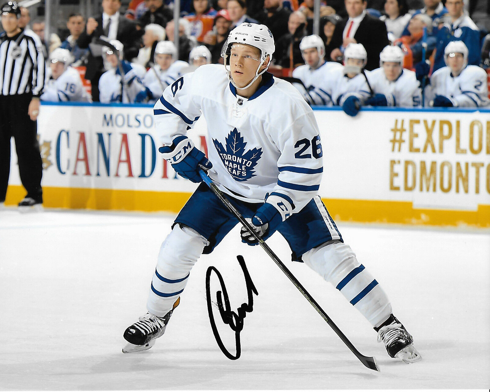 Toronto Maple Leafs Nikita Soshnikov Signed Autographed 8x10 Photo Poster painting COA A