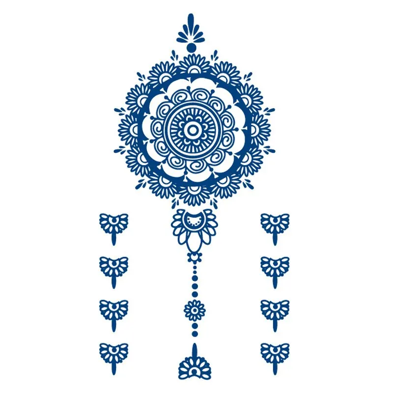 Semi-permanent Waterproof Temporary Tattoos Sun Star Moon Body Art Tattoo Sticker Full Fake Tatoo Women Men