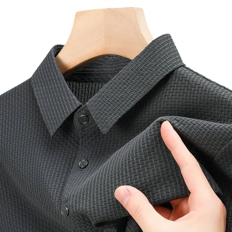 Premium Silk Textured T-Shirt For Men