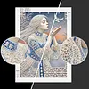 Diamond Painting-DIY Special Shaped Drill Pearl Painting Snow Queen(30x40cm)