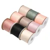 Gentle Plain Colors 2.5cm x 10m Bouquet Gift Wrapping Velvet Ribbon