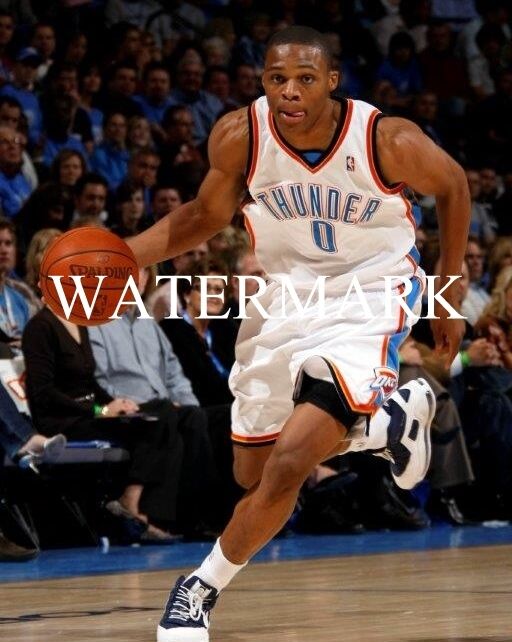 RUSSELL WESTBROOK Oklahoma Thunder Glossy 8 x 10 Photo Poster painting Poster