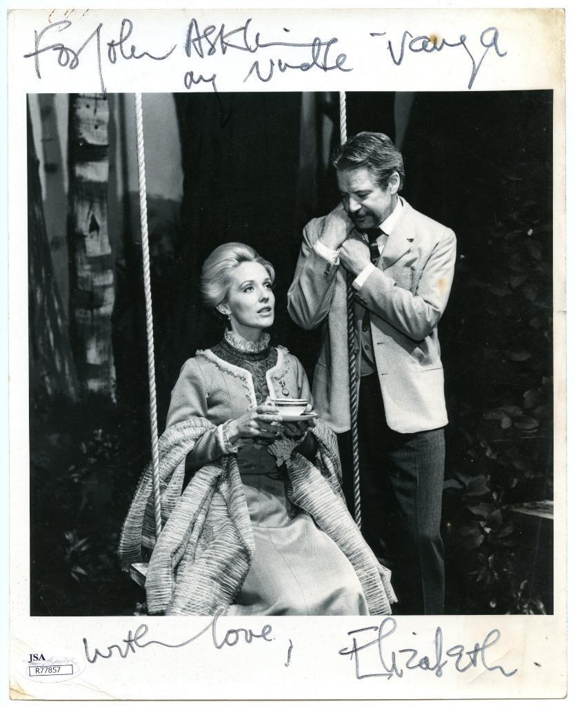 Elizabeth Hubbard Autographed Signed 8x10 Photo Poster painting Broadway Stage Play JSA COA