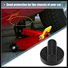 Hihaha 4 Pcs Rubber Jack Puck Jacking Lift Pad Jack Lift Point Pad Adapter for Audi TT RS R8 A6 Support Point Adapter Jacking Trolly Car Removal Repair Tool Durable Material