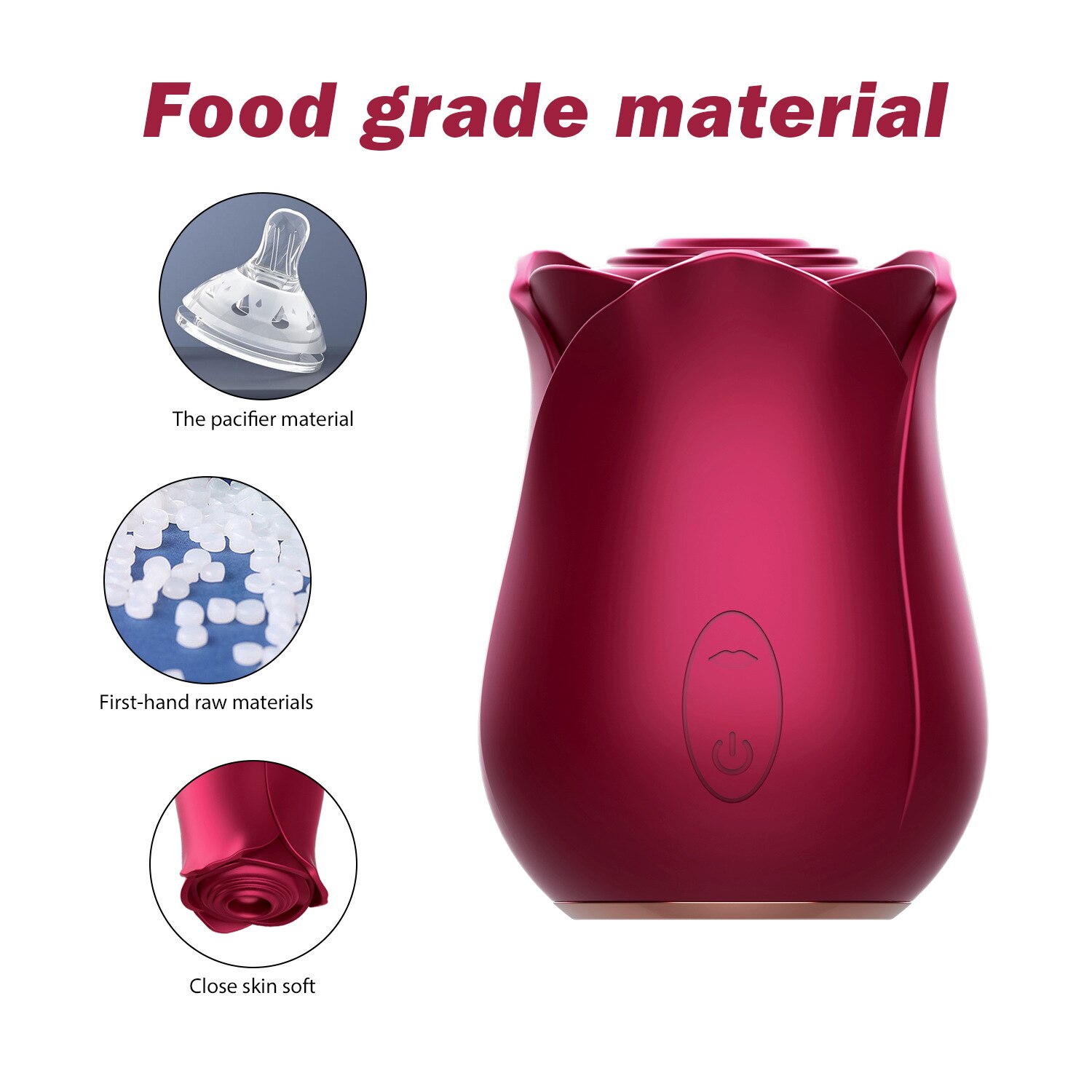 rose clit massager-safe and skin-friendly rose toy