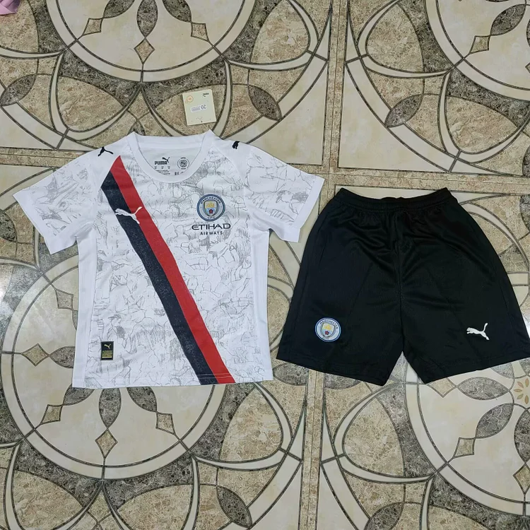2025-26-Manchester City Away-Jersey-Children's Kit