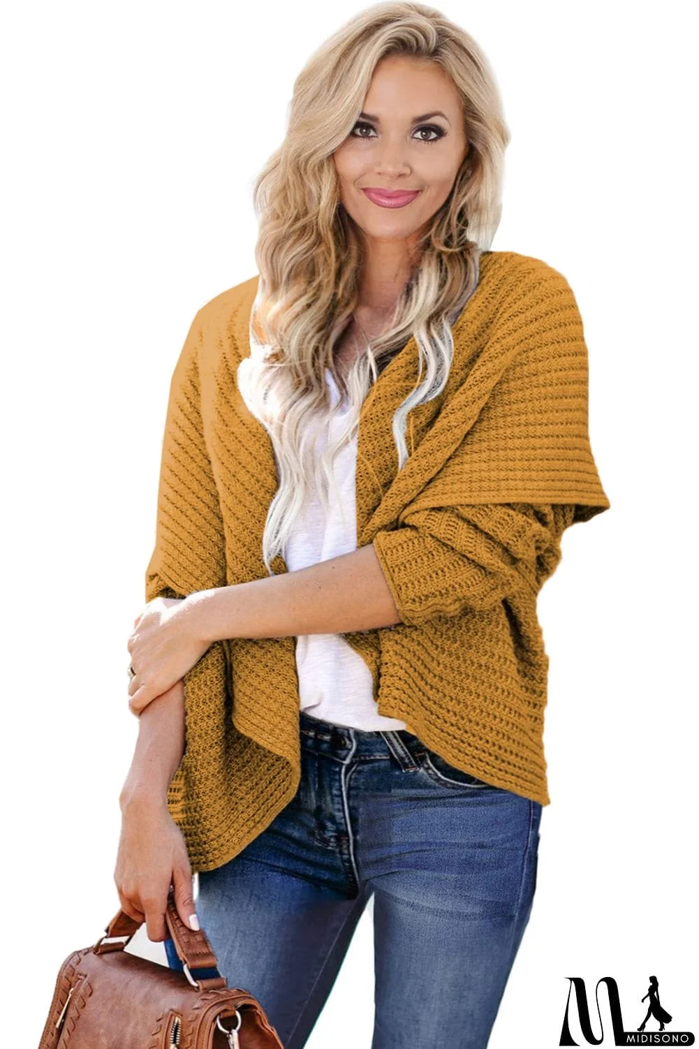 MidiSono - Cashmere Blend Convertible Cardigan