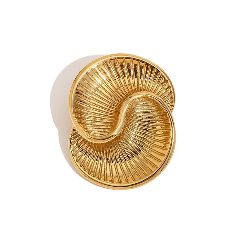 IG Style Pin Starfish Heart Shape Solid Color 304 Stainless Steel Inlay Pearl Zircon Women’s Brooches 1 Piece