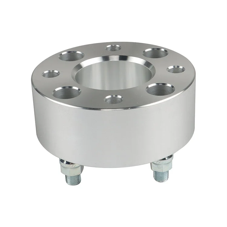 SEBLAFF 2pcs 2in 4 x 101.6mm Silver Wheel Spacers Adapters 62mm Hub Bore & 1/2in x 20 Studs