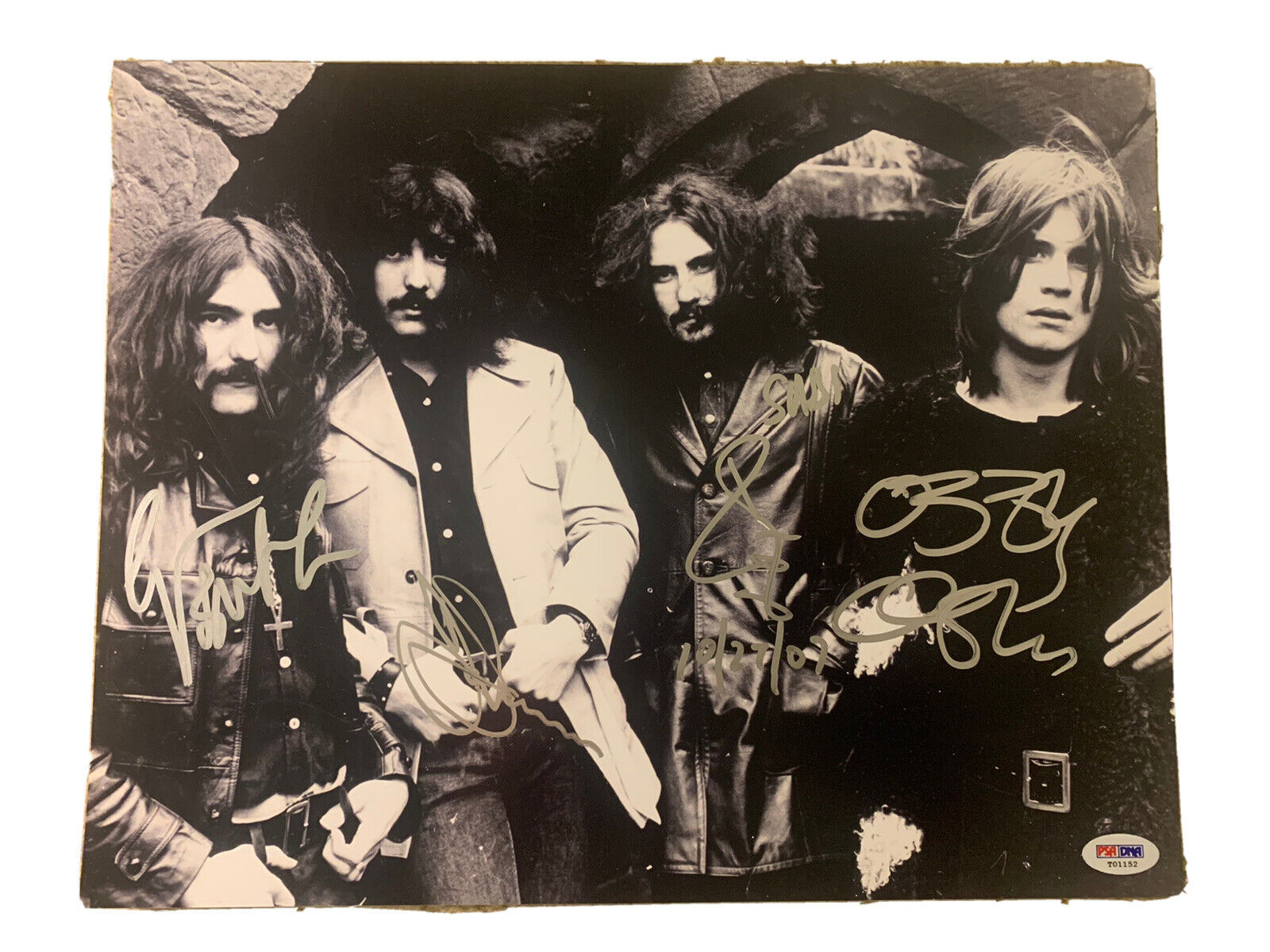 Black Sabbath IP Signed 11x14 Photo Poster painting X4 Ozzy Ward Butler Iommi PSA Certified F1