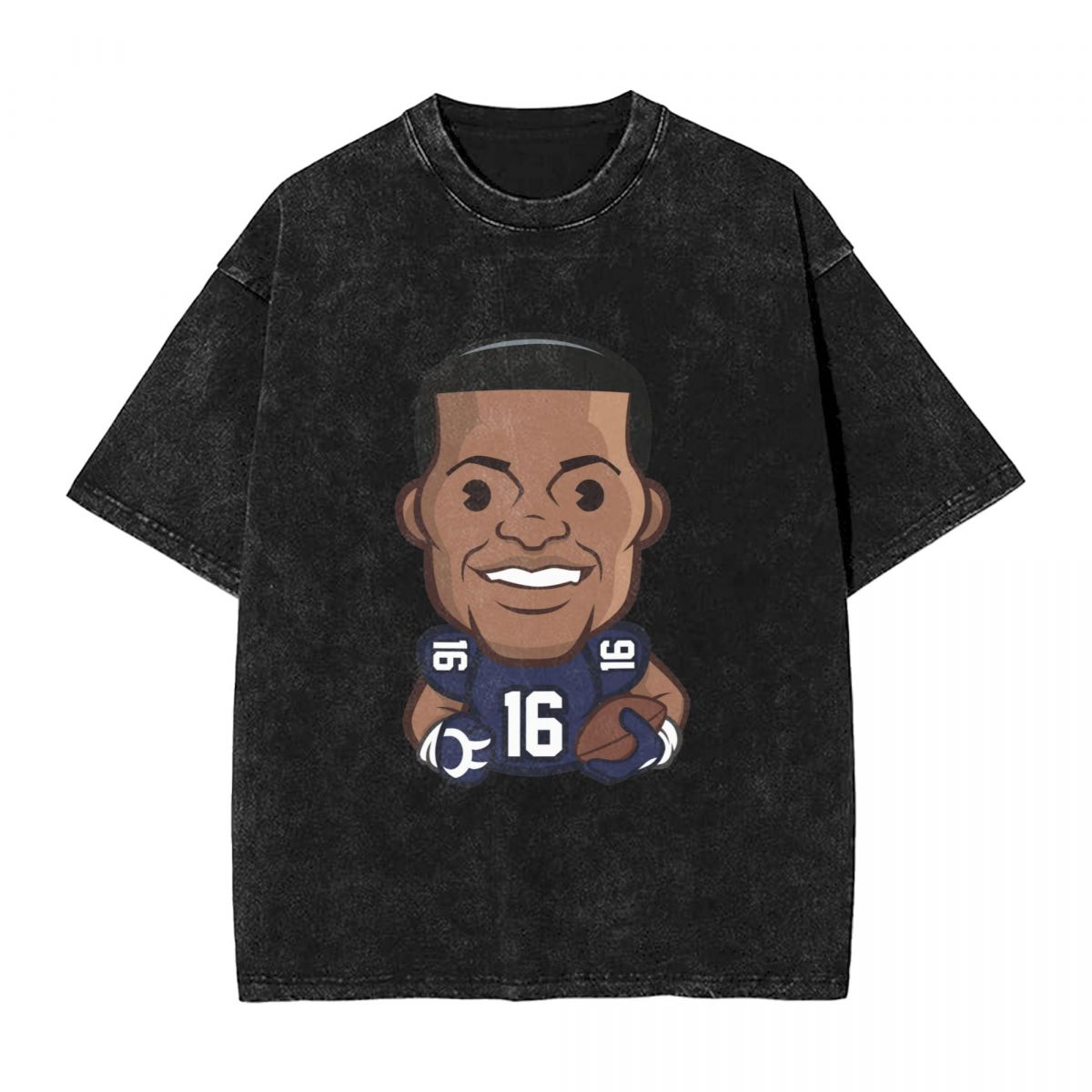 Seattle Seahawks Tyler Lockett Emoji Vintage Oversized T-Shirt Men's
