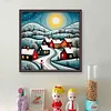 Colorful House - 14CT Counted Cross Stitch - 40*40cm