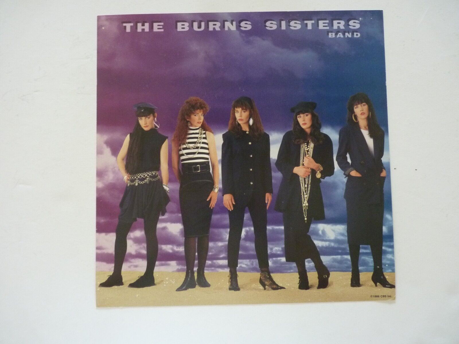 Burns Sisters Band LP Record Photo Poster painting Flat 12x12 Poster