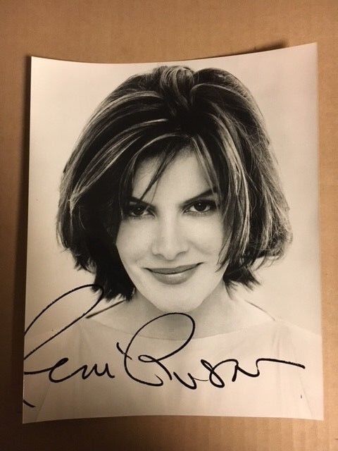 Rene Russo Signed 8x10 Stunning Close-Up ! with COA