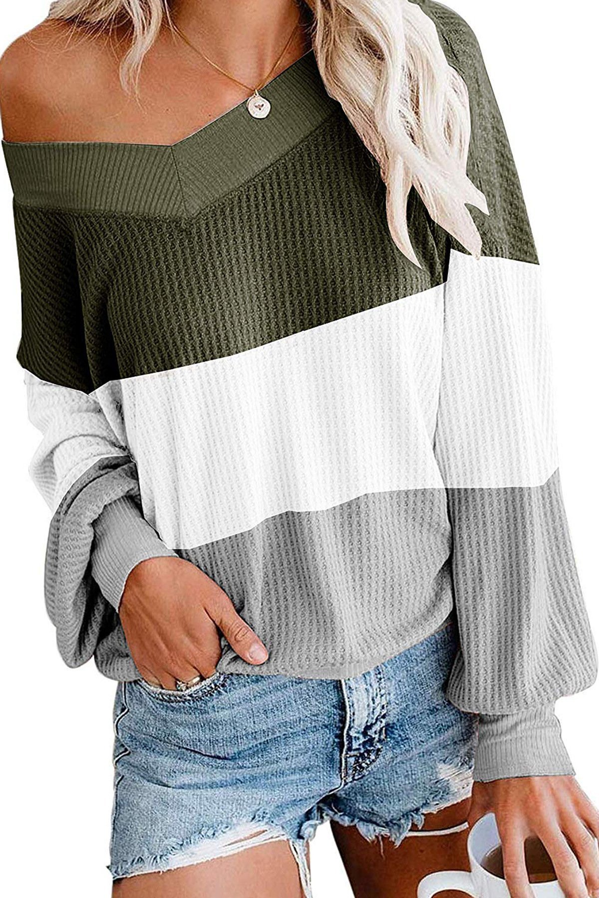 oversized off the shoulder