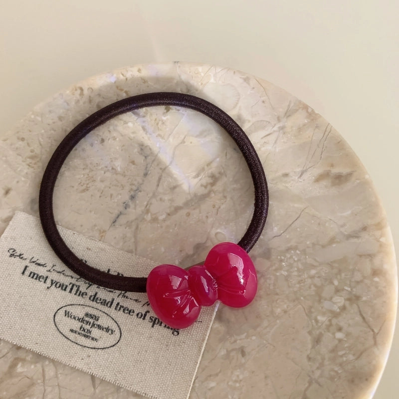 Women’s Sweet Minimalist Bow Knot Acetic Acid Sheets Hair Tie