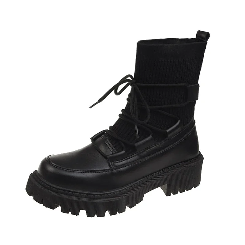 2021 Boots Women Shoes for Winter Boots Fashion Shoes Woman Casual Autumn Leather  Female Ankle Boots Women