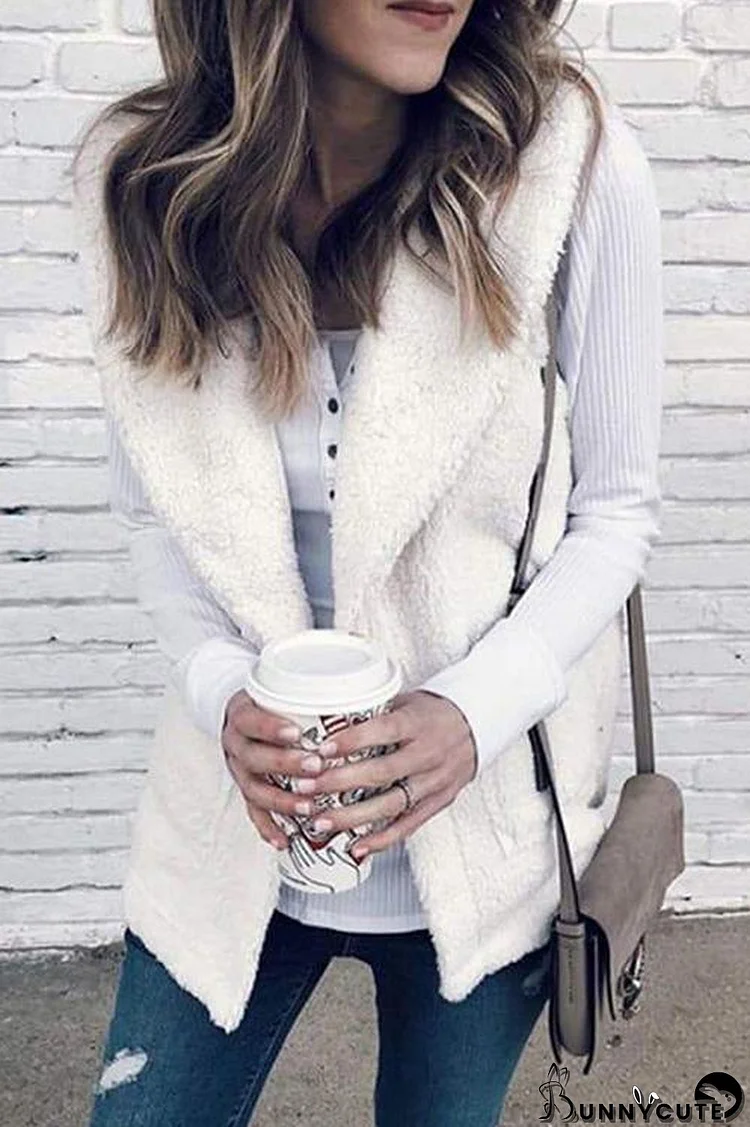 Plush Sweater Casual Fur Coat