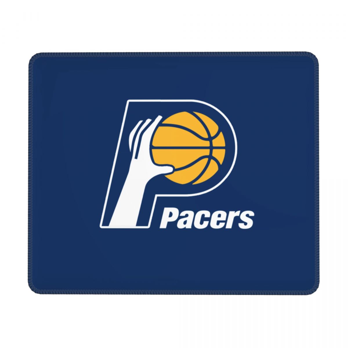 Indiana Pacers Primary Retro Logo Square Rubber Base MousePads