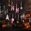 DIY Diamond Painting Halloween Banner Kit, 26 PCS "Happy Halloween" Glitter Letter Flags with Characters, Handmade Sparkling Bunting Garland for Home Party Wall Decoration