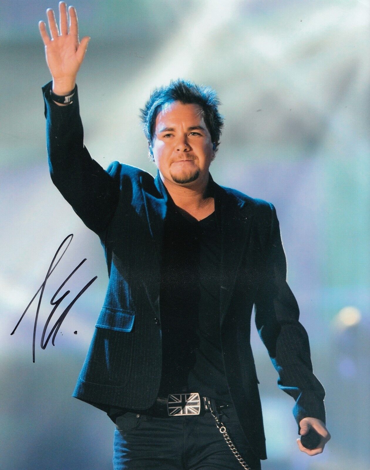 MIKE ELI signed (ELI YOUNG BAND) COUNTRY MUSIC 8X10 Photo Poster painting W/COA #1