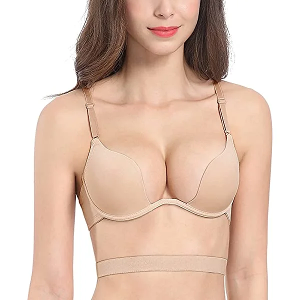 Push Up Ultra Low Deep U Bra