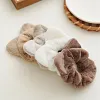 8PCS Cute Cat Ears Lint Hair Band Scrunchies