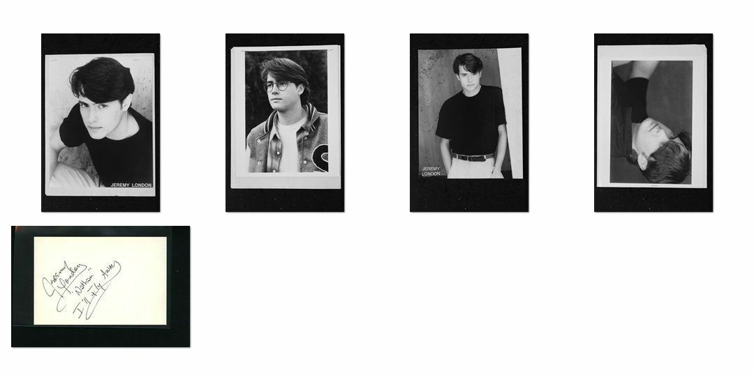 Jeremy London - Signed Autograph and Headshot Photo Poster painting set - Party of Five