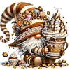 (Multi-Style)Coffee Bean Gnome-Partial Special Shaped Diamond Painting 30*30CM