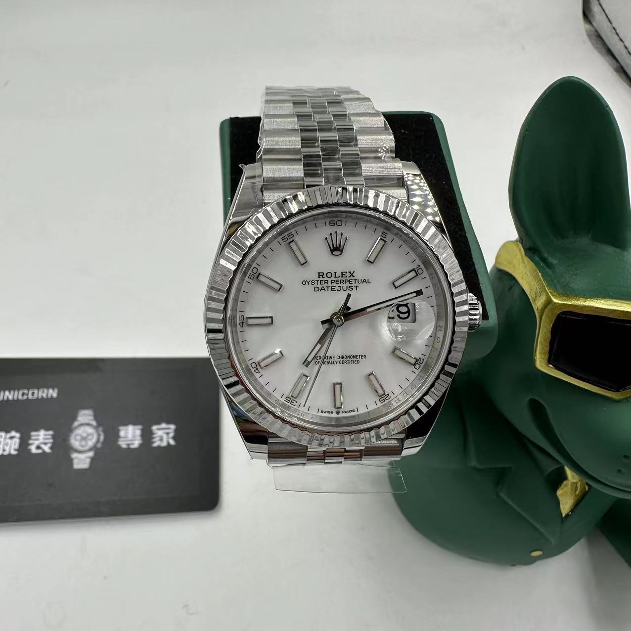 CLEAN厰/C廠 ROLEX 勞力士 日誌型系列 自動機械機芯 男錶 白色錶盤 