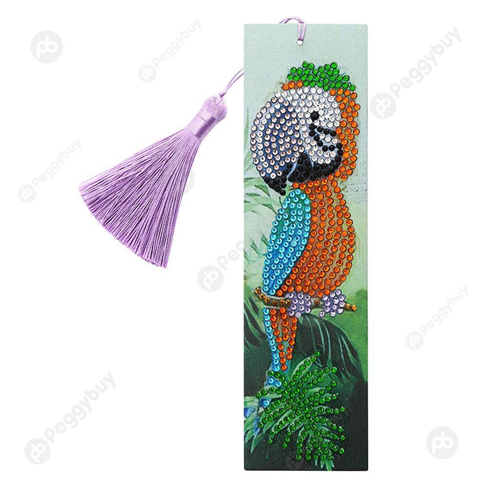 

Parrot-DIY Creative Diamond Bookmark, 501 Original