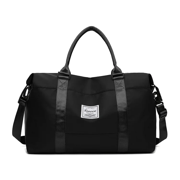 Fashion Unisex Duffel Bag Casual Zipper Overnight Shoulder Bag for Men and Women-Annaletters