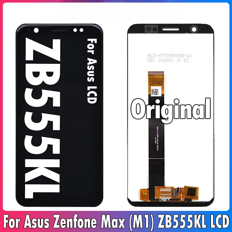 Original 5.5" For Asus Zenfone Max M1 ZB555KL LCD Display Touch Screen Digitizer Assembly For Asus X00PD LCD Parts Replacement